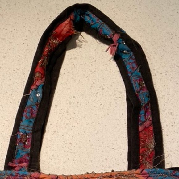 ANTIQUE Tibetan Tote/Vintage - Picture 2 of 6